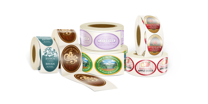 Oval Stickers